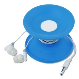 Additional Image 1 - a blue spool of headphones