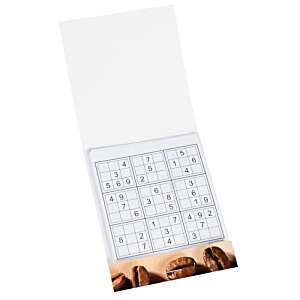 Additional Image 2 - a white rectangular object with brown and white text