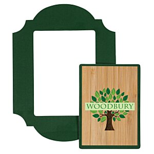 Additional Image 2 - a green frame with a picture of a tree