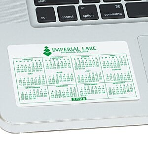 Additional Image 1 - a white sticker on a laptop