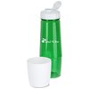 View Image 2 of 5 of PolySure Sip and Pour Water Bottle with Flip Lid - 28 oz.