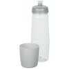View Image 4 of 4 of PolySure Sip and Pour Water Bottle - 28 oz. - Clear - 24 hr