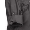 View Image 3 of 4 of Roll-Up Sleeve Double Pocket Shirt - Ladies' - 24 hr