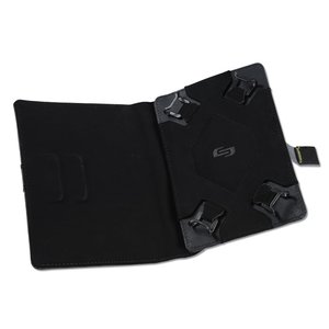 Additional Image 5 - a black wallet with a tag