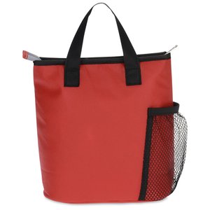 Additional Image 1 - a red bag with black handles