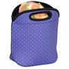 View Image 2 of 3 of Hideaway Lunch Cooler Tote - Polka Dot