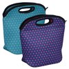 View Image 3 of 3 of Hideaway Lunch Cooler Tote - Polka Dot