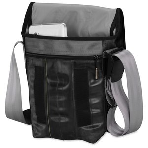 Additional Image 4 - a black and grey bag with a strap