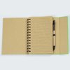 Additional Thumbnail Image 1 - a brown notebook with a black spiral bound