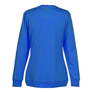 Additional Image 1 - a blue long sleeved shirt