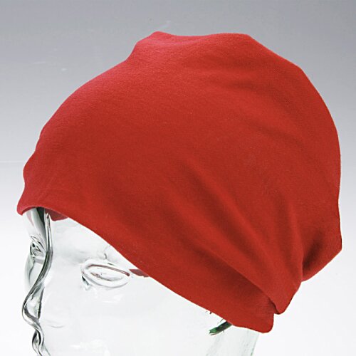 Additional Image 2 - a red head scarf on a mannequin