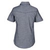 View Image 3 of 3 of Burnside Chambray Short Sleeve Shirt
