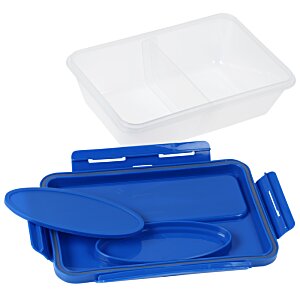 Additional Image 2 - a blue plastic container with a lid