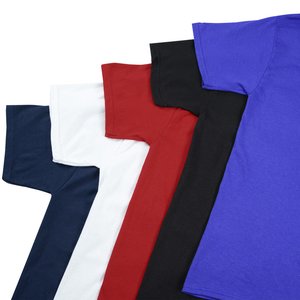 Additional Image 1 - a group of t-shirts in different colors
