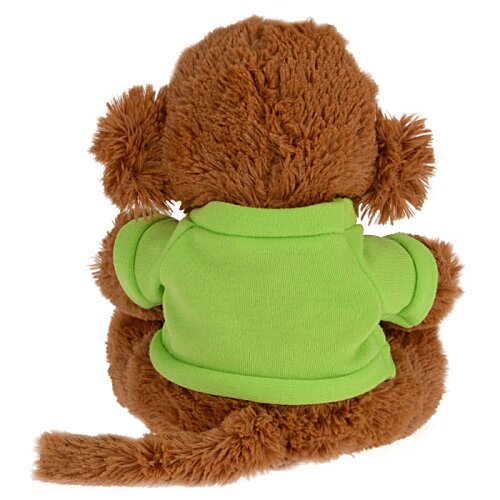 Additional Image 1 - a stuffed animal wearing a green shirt