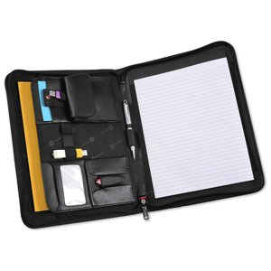 Additional Image 3 - a black and yellow folder with a white sheet