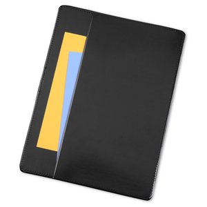 Additional Image 1 - a black card holder with a yellow card inside