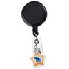 View Image 4 of 5 of Retractable Badge Holder Charm - Star