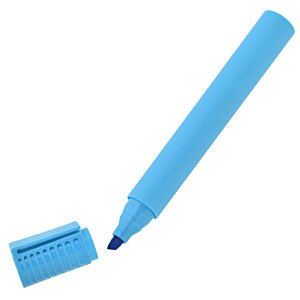 Additional Image 2 - a blue highlighter with a cap