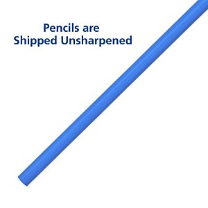 Additional Image 1 - a blue pencil on a white background