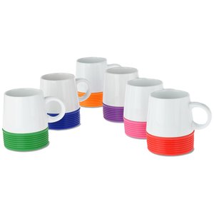 Additional Image 1 - a group of colorful mugs