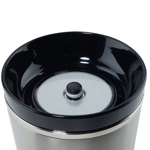 Additional Image 2 - a black and silver coffee grinder