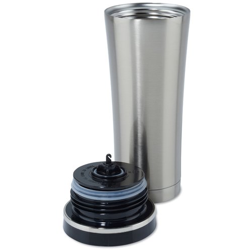 Additional Image 3 - a silver and black metal cup