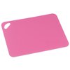 a pink rectangular object on a white background