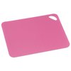a pink rectangular object on a white background