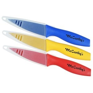 Additional Image 1 - a group of colorful knives