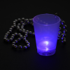 View Image 3 of 7 of Light-up Shot Glass on Beaded Necklace - 2 oz. - Multi