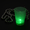View Image 4 of 7 of Light-up Shot Glass on Beaded Necklace - 2 oz. - Multi - 24 hr