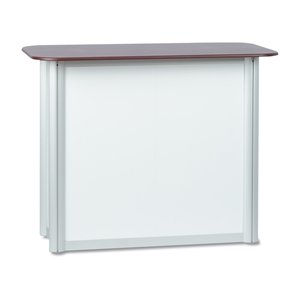 Additional Image 7 - a white desk with a black top