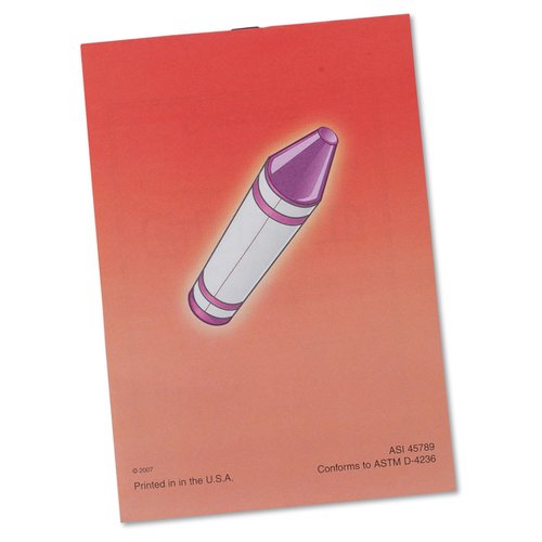 Additional Image 1 - a purple and white object on a red background