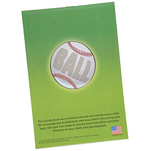Additional Image 1 - a green and white card with a baseball image on it