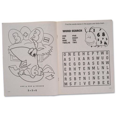 Additional Image 1 - a white book with black and white drawings