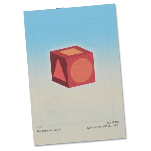 Additional Image 1 - a red cube on a blue background