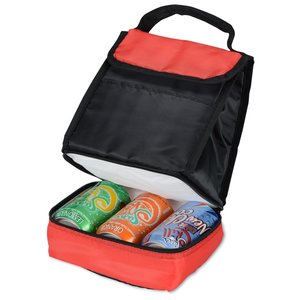 Additional Image 2 - a red and black lunch box