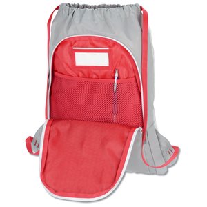 Additional Image 1 - a red and grey bag