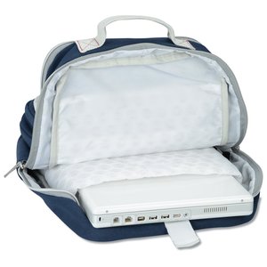 Additional Image 3 - a white backpack with a laptop