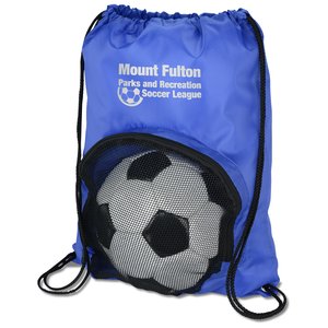 Additional Image 1 - a blue bag with a football ball in it