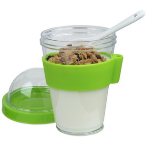 Additional Image 1 - a cup of yogurt with a spoon