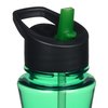 View Image 2 of 3 of Curve Bottle with Two-Tone Flip Straw Lid - 17 oz.