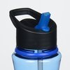 View Image 2 of 3 of Curve Bottle with Two-Tone Flip Straw Lid - 17 oz. - Ring