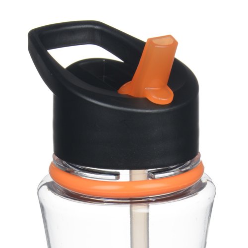 Additional Image 2 - a black and orange water bottle