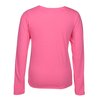 View Image 3 of 3 of Adult Performance Blend LS V-Neck T-Shirt - Ladies' - Embroidered