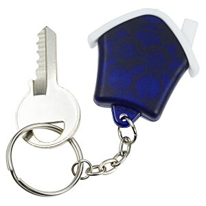 Additional Image 2 - a key chain with a house shaped keychain