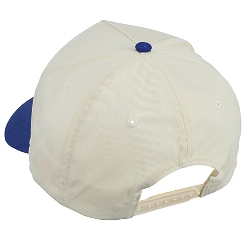 Additional Image 1 - a white hat with a blue cap