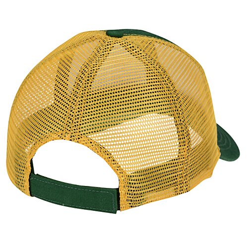 Additional Image 1 - a yellow hat with green trim
