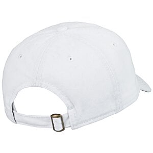 Additional Image 1 - a white hat with a metal buckle